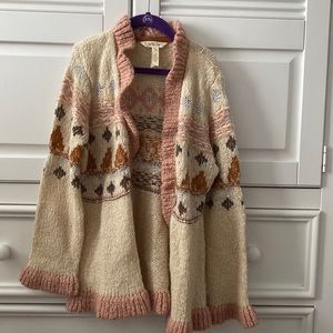 EUC Matilda Jane Size 10 Open Cardigan Sweater